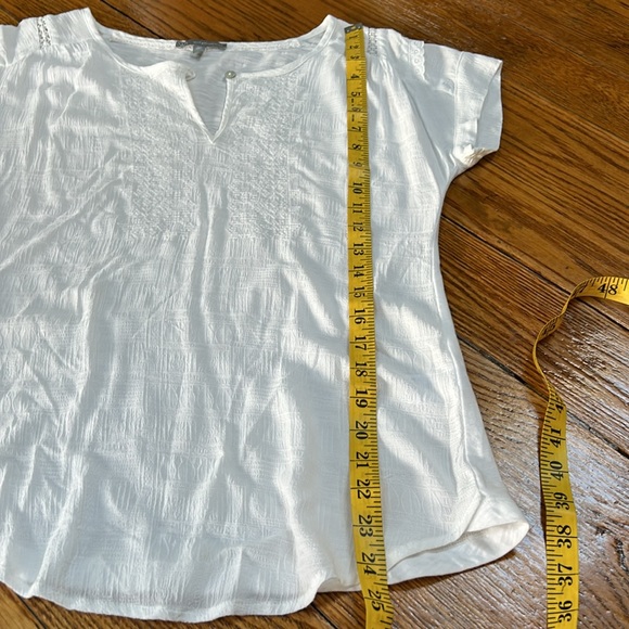 Wit & Wisdom white sleeveless blouse. Size XS.  Great condition. - Picture 7 of 11